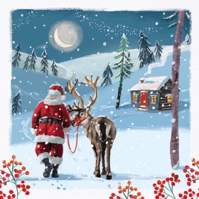 Let's Go Home Christmas Card